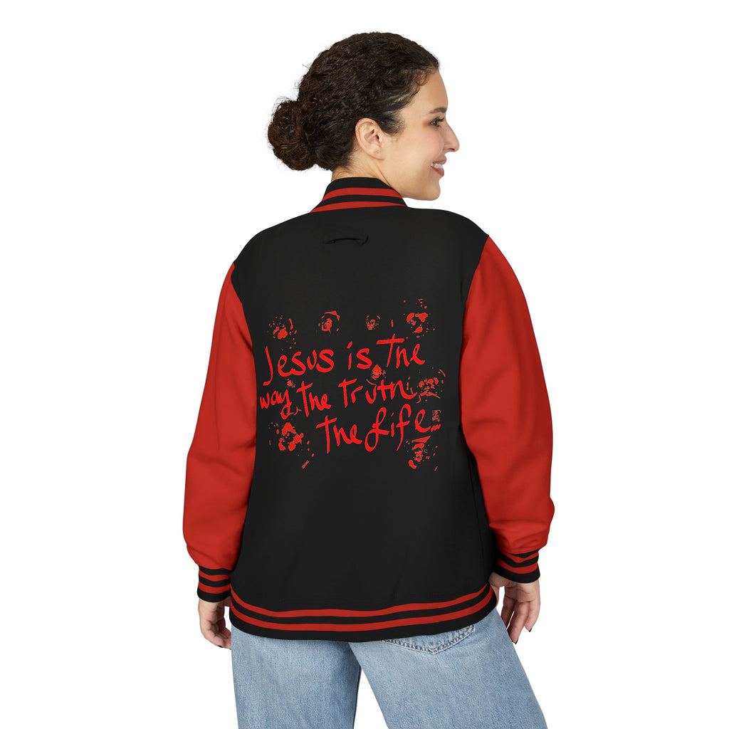 Letterman Jacket — Jesus Is The Way Graphic