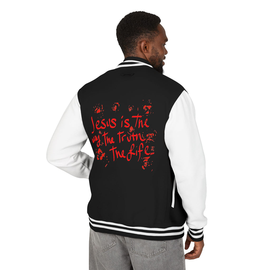 Letterman Jacket — Jesus Is The Way Graphic