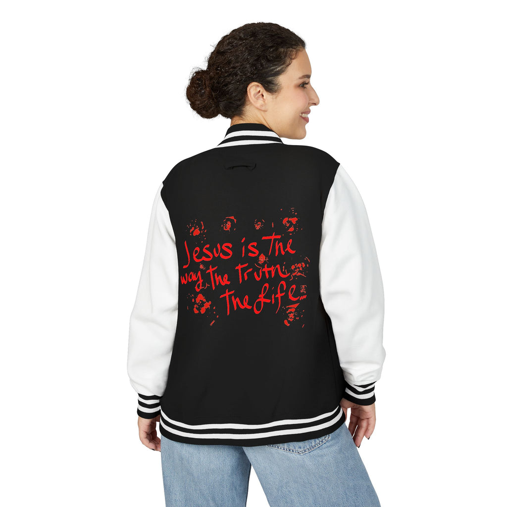 Letterman Jacket — Jesus Is The Way Graphic